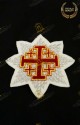 PLACCA CAVALIERE GRAN CROCE SANTO SEPOLCRO RICAMATA