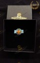 ROSETTA LAPEL PIN FOR KNIGHT OFFICER OF MERIT SACRED MILITARY COSTANTINIAN ORDER OF SAINT GEORGE - FRANCO NAPOLITAN BRANCH