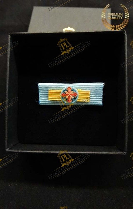 NASTRINO DA DIVISA CAVALIERE GRAN CROCE DI GIUSTIZIA COSTANTINIANO SPAGNA