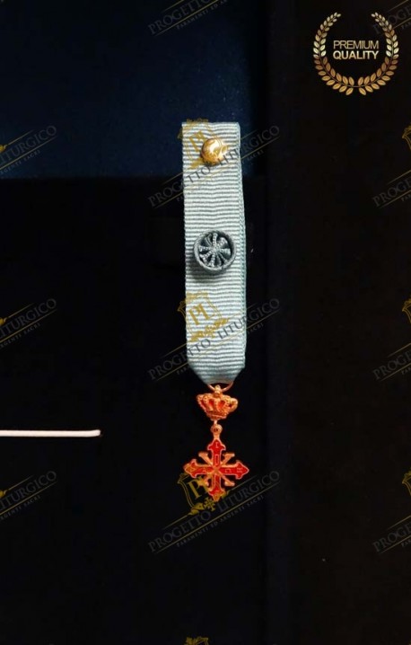 MINIATURE INSIGNIA  FOR KNIGHT OFFICER OF MERIT SACRED MILITARY CONSTANTINIAN ORDER OF SAINT GEORGE - FRANCO NAPOLITAN BRANCH