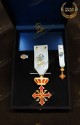INSIGNIA FOR KNIGHT OF MERIT SACRED MILITARY COSTANTINIAN ORDER OF SAINT GEORGE - FRANCO NAPOLITAN BRANCH