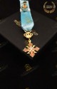 MINIATURE INSIGNIA COMMANDER IUS PATRONATO OF MERIT SACRED MILITARY COSTANTINIAN ORDER OF SAINT GEORGE - FRANCO NAPOLITAN BRANCH