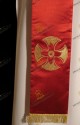 STOLA SACERDOTALE ROSSA RICAMATA