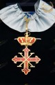 NECK INSIGNIA GRAND OFFICER OF MERIT SACRED MILITARY CONSTANTINIAN ORDER OF SAINT GEORGE - FRANCO NAPOLITAN BRANCH