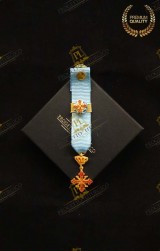 MINIATURA CAVALIERE GRAN CROCE DI MERITO COSTANTINIANO NAPOLI