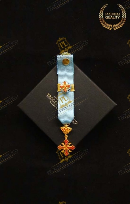 MINIATURA CAVALIERE GRAN CROCE DI MERITO COSTANTINIANO NAPOLI