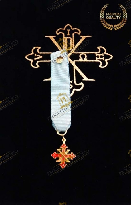 MINIATURA CAVALIERE MERITO CON PLACCA COSTANTINIANO SPAGNA