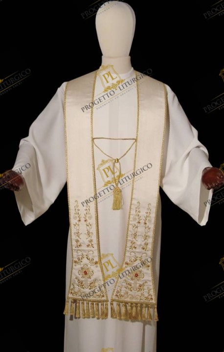 STOLA PASTORALE BIANCA 