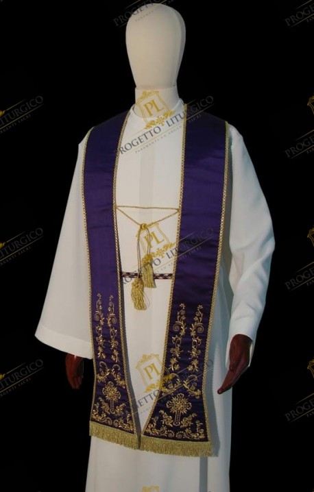 STOLA PASTORALE VIOLA 