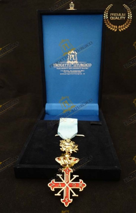 NASTRO DA PETTO CAVALIERE DI GRAZIA COSTANTINIANO NAPOLI