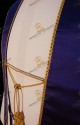 STOLA PASTORALE VIOLA CON CORDONIERA DORATA