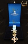 NASTRO DA PETTO CAVALIERE UFFICIALE DI GRAZIA COSTANTINIANO NAPOLI