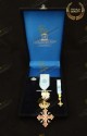 INSEGNE CAVALIERE UFFICIALE DI GRAZIA COSTANTINIANO NAPOLI