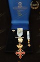 INSEGNE CAVALIERE UFFICIALE DI GRAZIA COSTANTINIANO NAPOLI