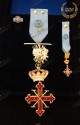 INSEGNE CAVALIERE UFFICIALE DI GRAZIA COSTANTINIANO NAPOLI