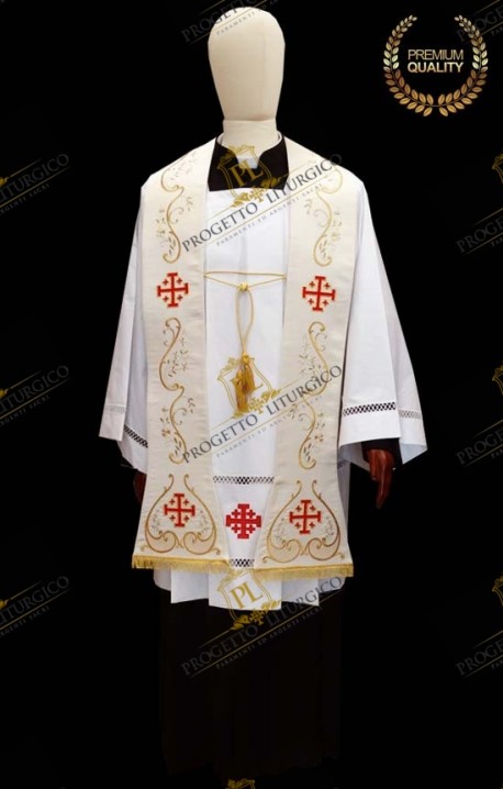 STOLA PASTORALE PER SACERDOTE SANTO SEPOLCRO