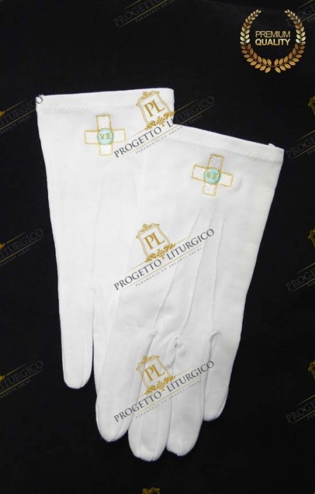 GUANTI BIANCHI CAVALIERE ORDINE AL MERITO DI SAVOIA