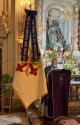 BANDIERA PER DELEGAZIONE SACRO MILITARE ORDINE COSTANTINIANO DI SAN GIORGIO