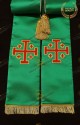 STOLA VERDE PER SACERDOTE SANTO SEPOLCRO
