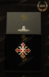 PLACCA COMMENDATORE DI GIUSPATRONATO DI MERITO COSTANTINIANO NAPOLI