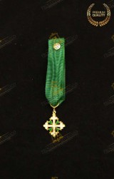 MINIATURA CAVALIERE ORDINE DEI SANTI MAURIZIO E LAZZARO