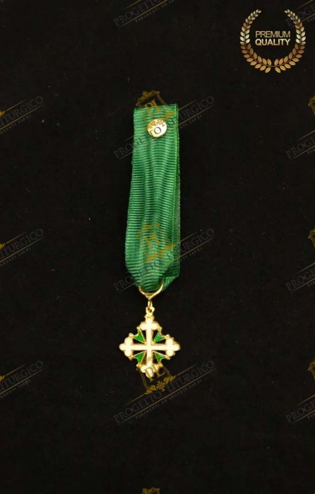 MINIATURA CAVALIERE ORDINE DEI SANTI MAURIZIO E LAZZARO