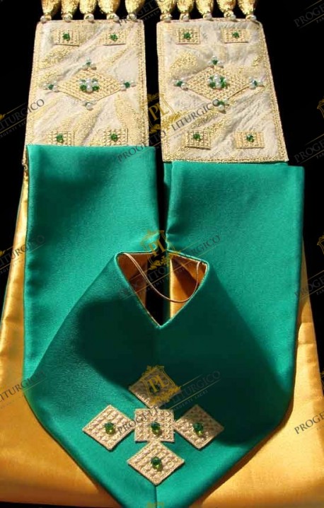 STOLA SACERDOTALE VERDE