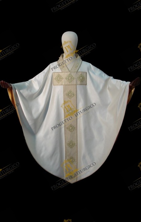 Casula bianca gotica 1784A41