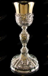 BAROQUE CHALICE IN SILVER PL105