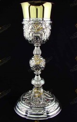 BAROQUE CHALICE IN SILVER PL103
