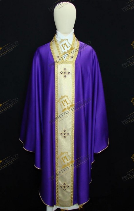 PURPLE GOTHIC CHASUBLE 309C23